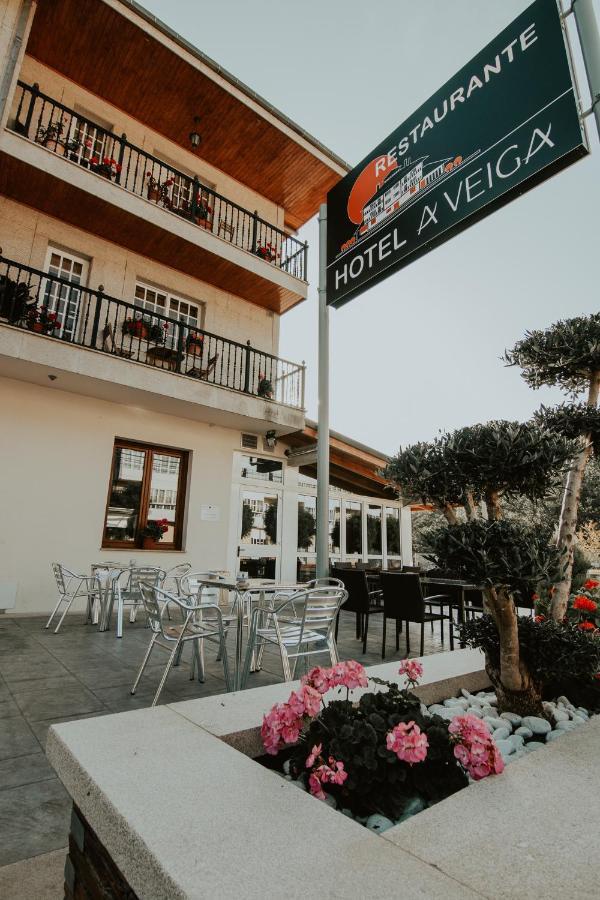 Hotel A Veiga Samos Esterno foto