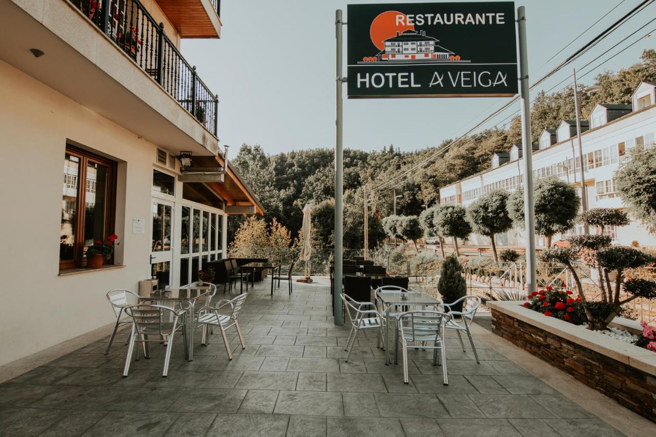 Hotel A Veiga Samos Esterno foto