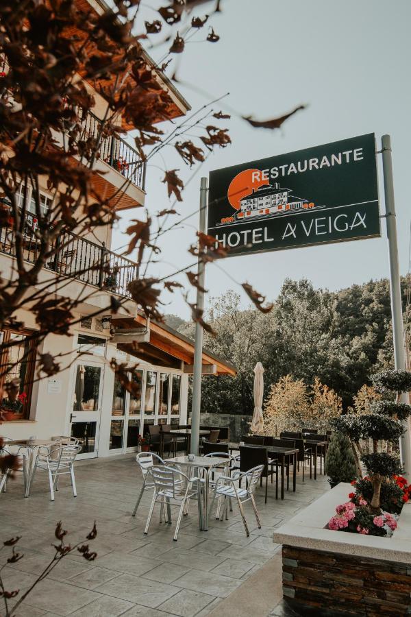 Hotel A Veiga Samos Esterno foto